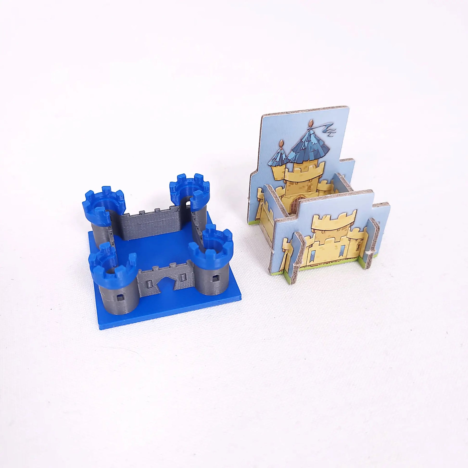 Set aus 3D-Burgen und Königen als Upgrade für Kingdomino