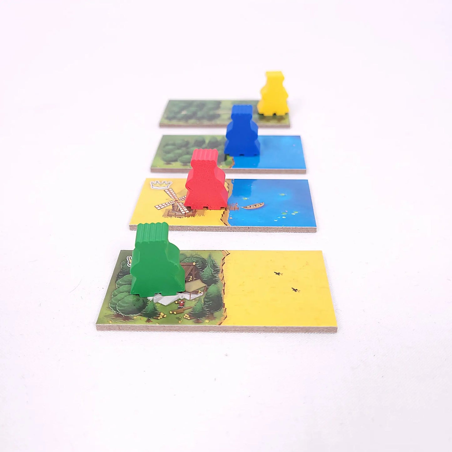 Set aus 3D-Burgen und Königen als Upgrade für Kingdomino