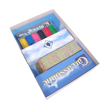 Aufbewahrungssystem für Nebel über Carcassonne – perfekt für die Originalbox