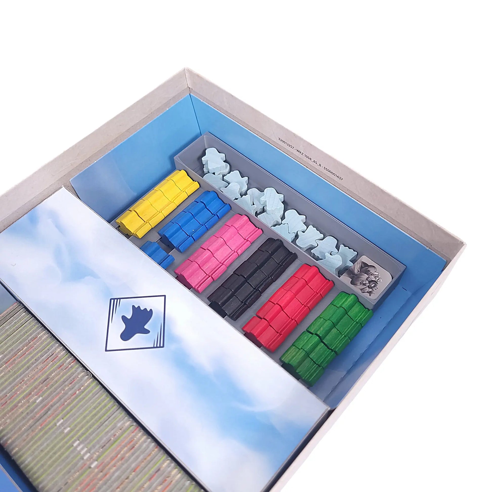 Aufbewahrungssystem für Nebel über Carcassonne – perfekt für die Originalbox