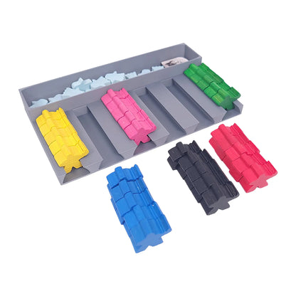 Aufbewahrungssystem für Nebel über Carcassonne – perfekt für die Originalbox