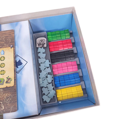 Aufbewahrungssystem für Nebel über Carcassonne – perfekt für die Originalbox