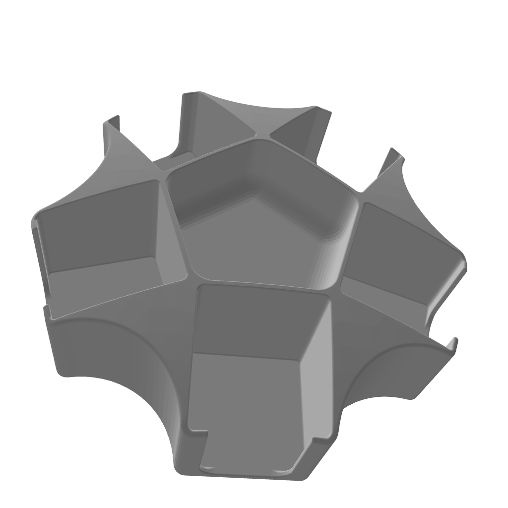 3D Ansicht der Dorfromantik Aufbewahrungsbox