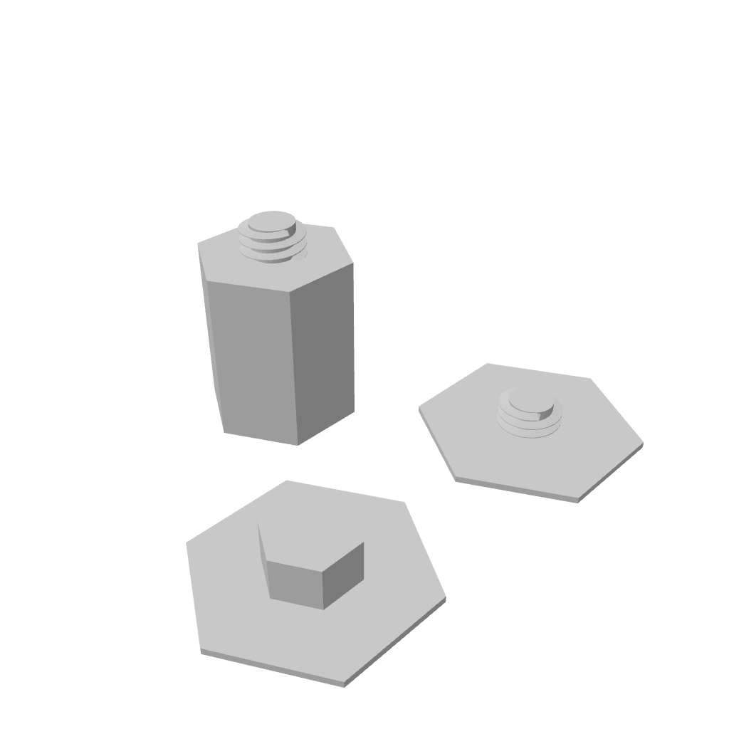 3D Ansicht des Dorfromantik Gitterhalters