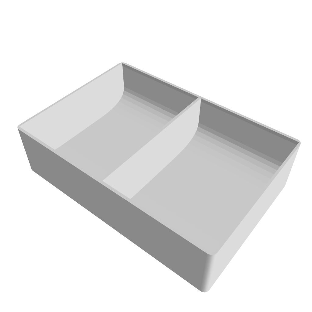 3D Ansicht Aufbewahrungsbox Ressourcen