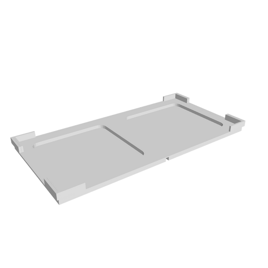 3D Ansicht Gitteraufsatz passend für Carcassonne Burgen in Deutschland