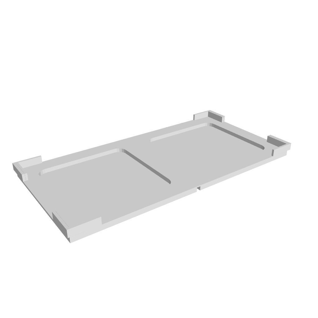 3D Ansicht Gitteraufsatz passend für Carcassonne Burgen in Deutschland