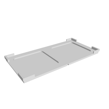 3D Ansicht Gitteraufsatz passend für Carcassonne Burgen in Deutschland