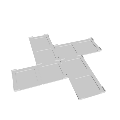 3D Ansicht Gitteraufsatz Carcassonne Märkte zu Leipzig