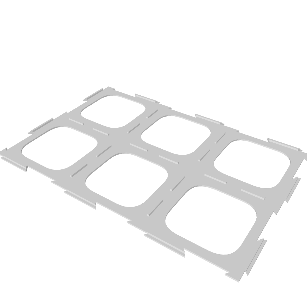 3D Ansicht Carcassonne Junior Spielgitter