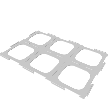 3D Ansicht Carcassonne Junior Spielgitter