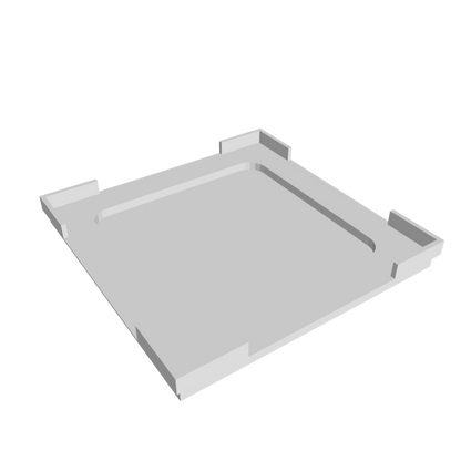 3D Ansicht Gitteraufsatz Schafe und Hügel