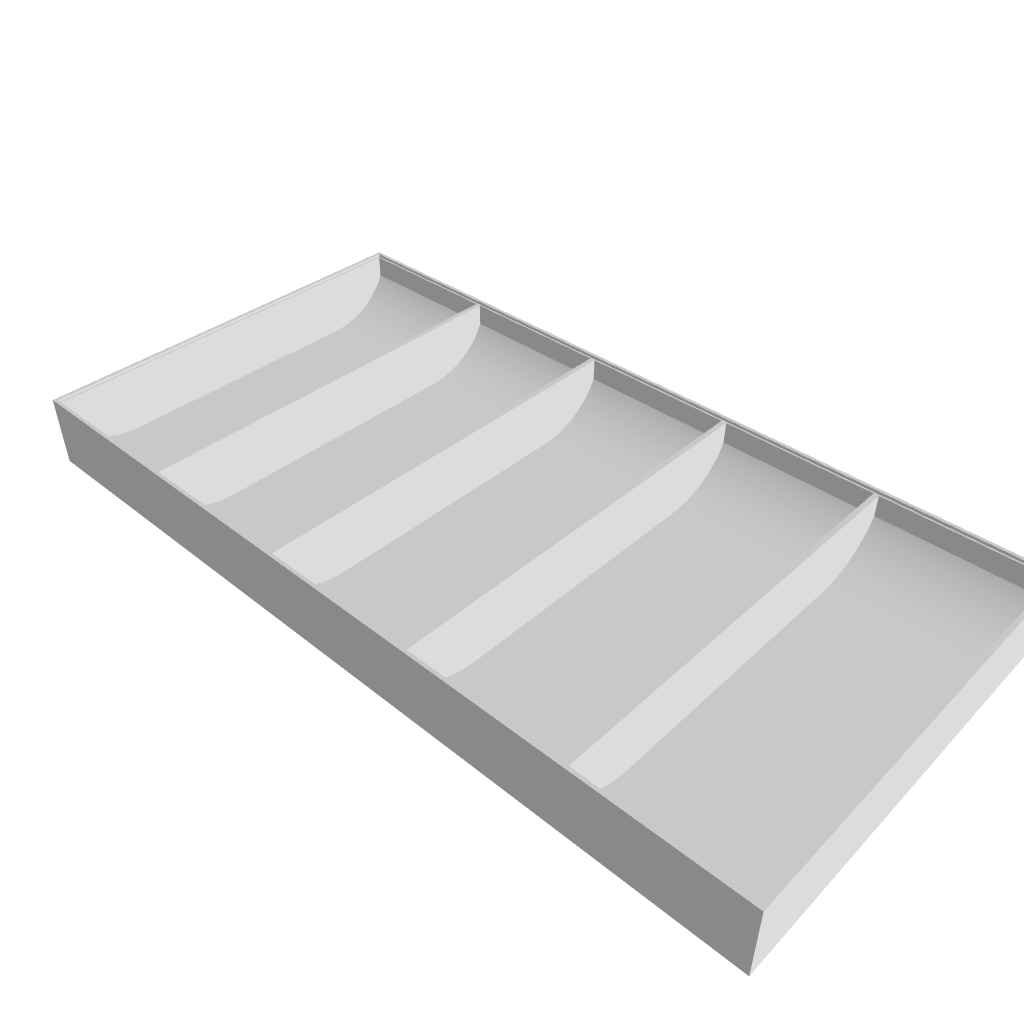 3D Ansicht einer Aufbewahrungsbox für Cascadia Junior