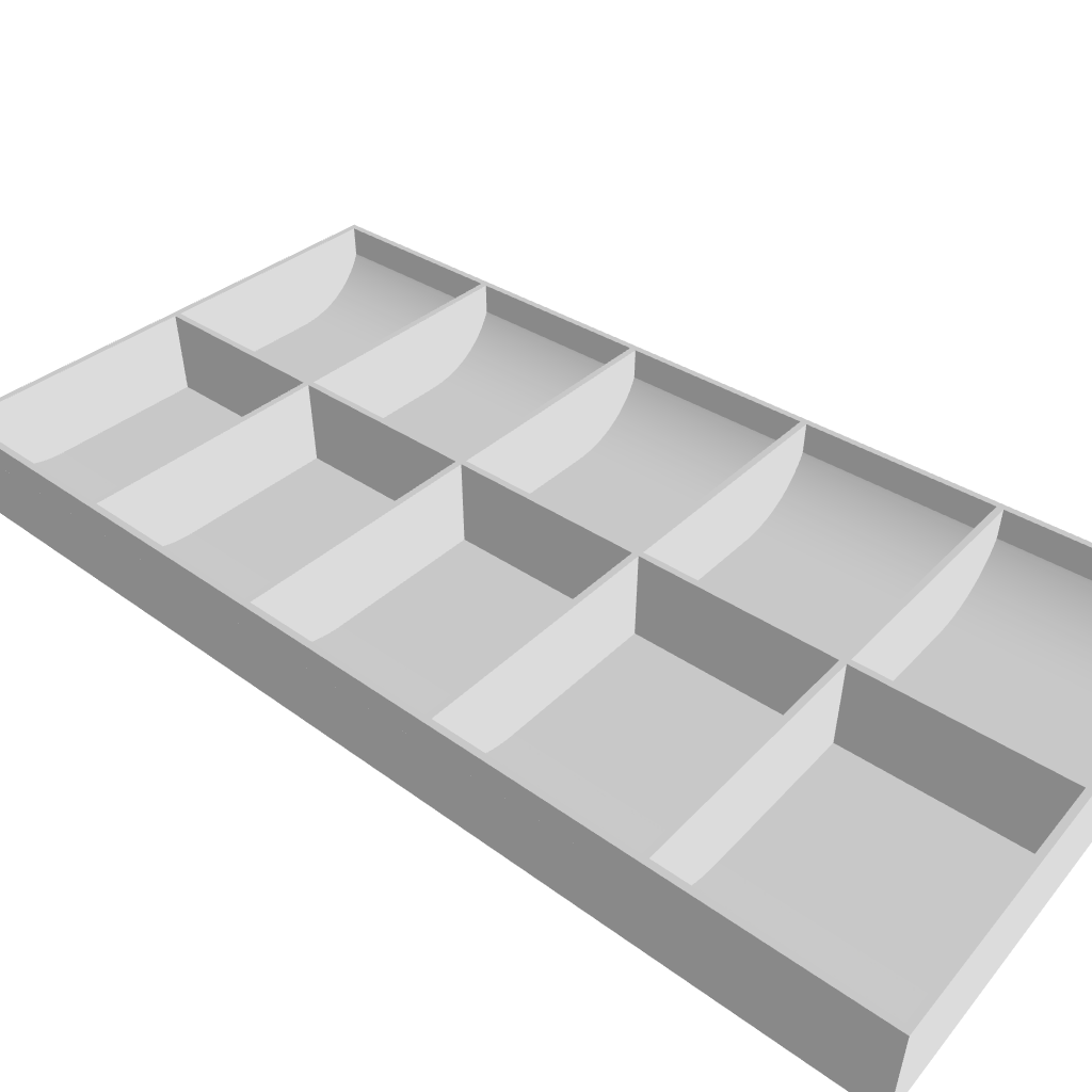 3D Ansicht einer Aufbewahrungsbox für Cascadia Junior