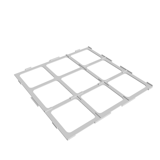 3D Ansicht vom Startgitter für Nebel über Carcassonne