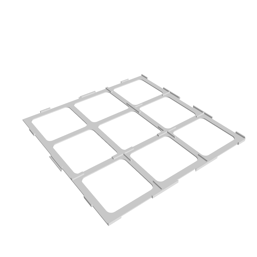 3D Ansicht vom Startgitter für Nebel über Carcassonne