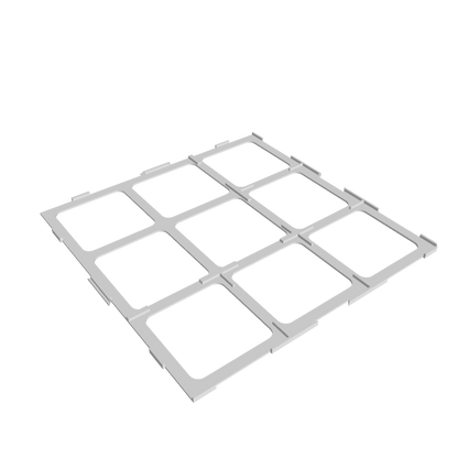 3D Ansicht vom Startgitter für Nebel über Carcassonne