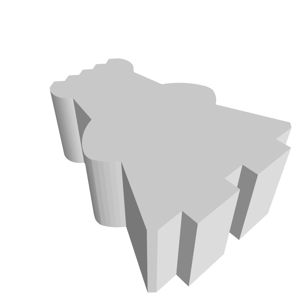 3D Ansicht König Kingdomino