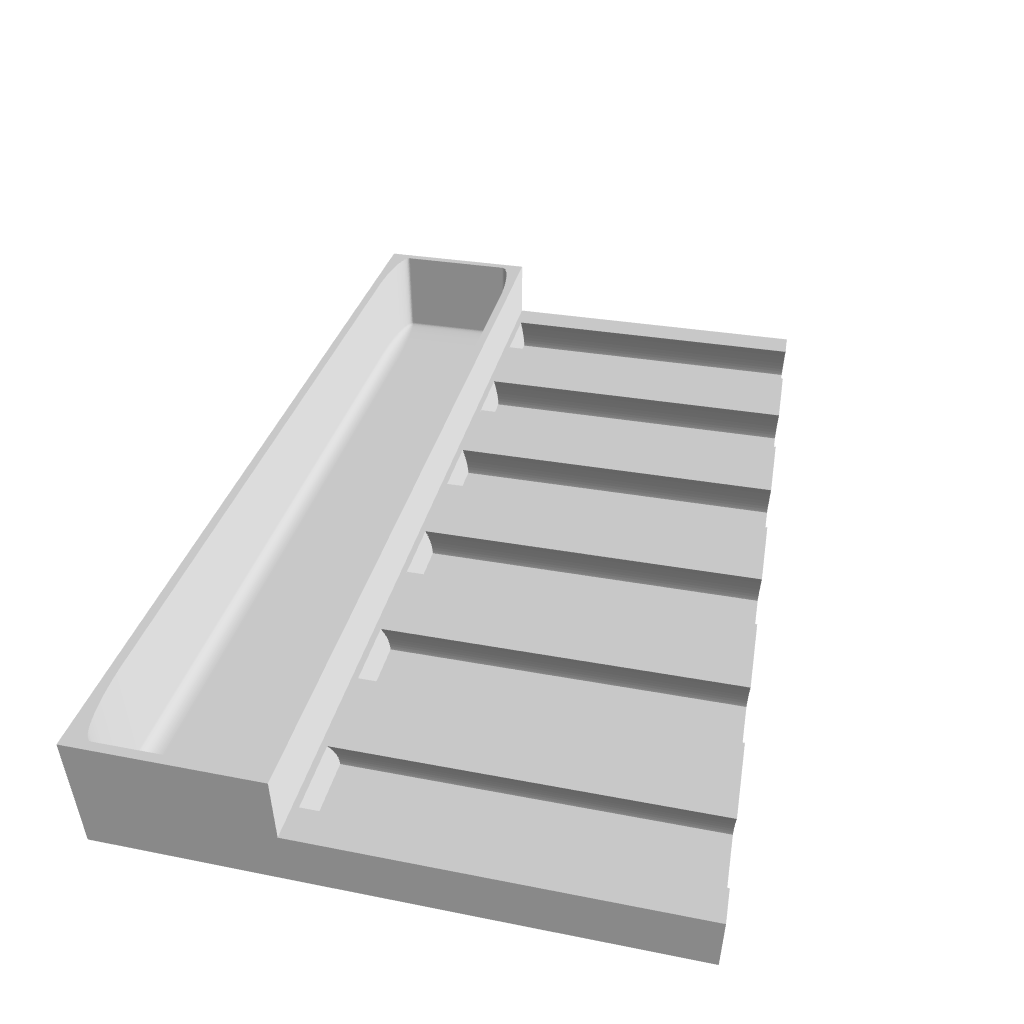 3D Ansicht Organizer für Nebel über Carcassonne
