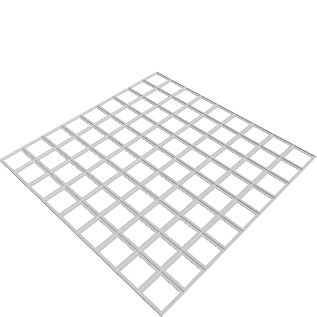 3D Ansicht Qwirkle Travel Gitter