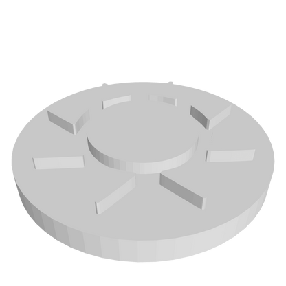 3D Ansicht Sonnentoken