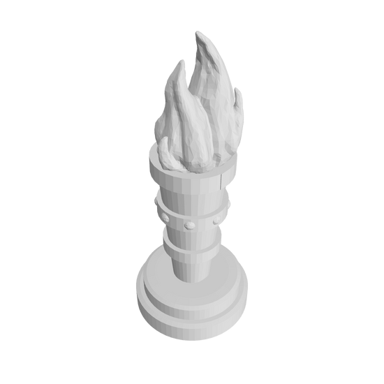 3D Ansicht Fackeln