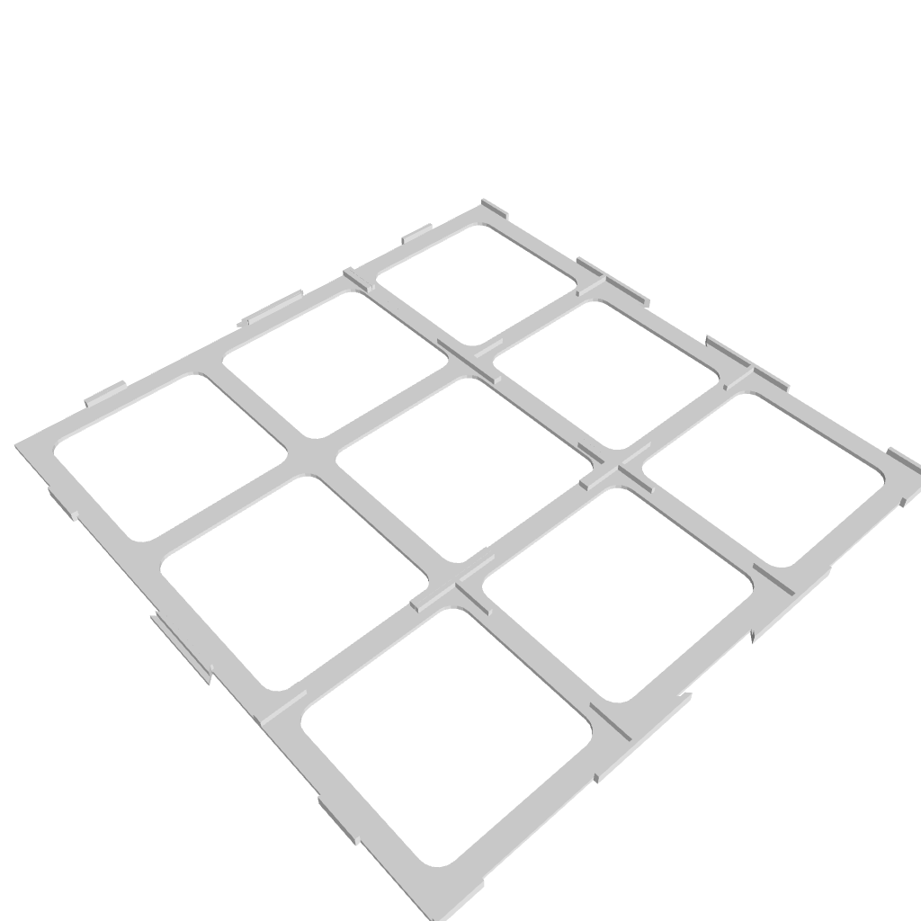 3D Ansicht vom Startgitter für Nebel über Carcassonne