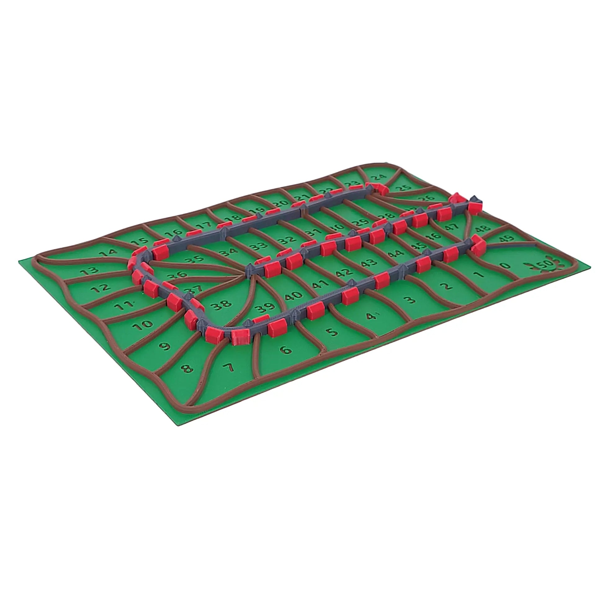 3D-gedruckte Punktetafel für Carcassonne – Ersatz für die Papp-Wertungstafel