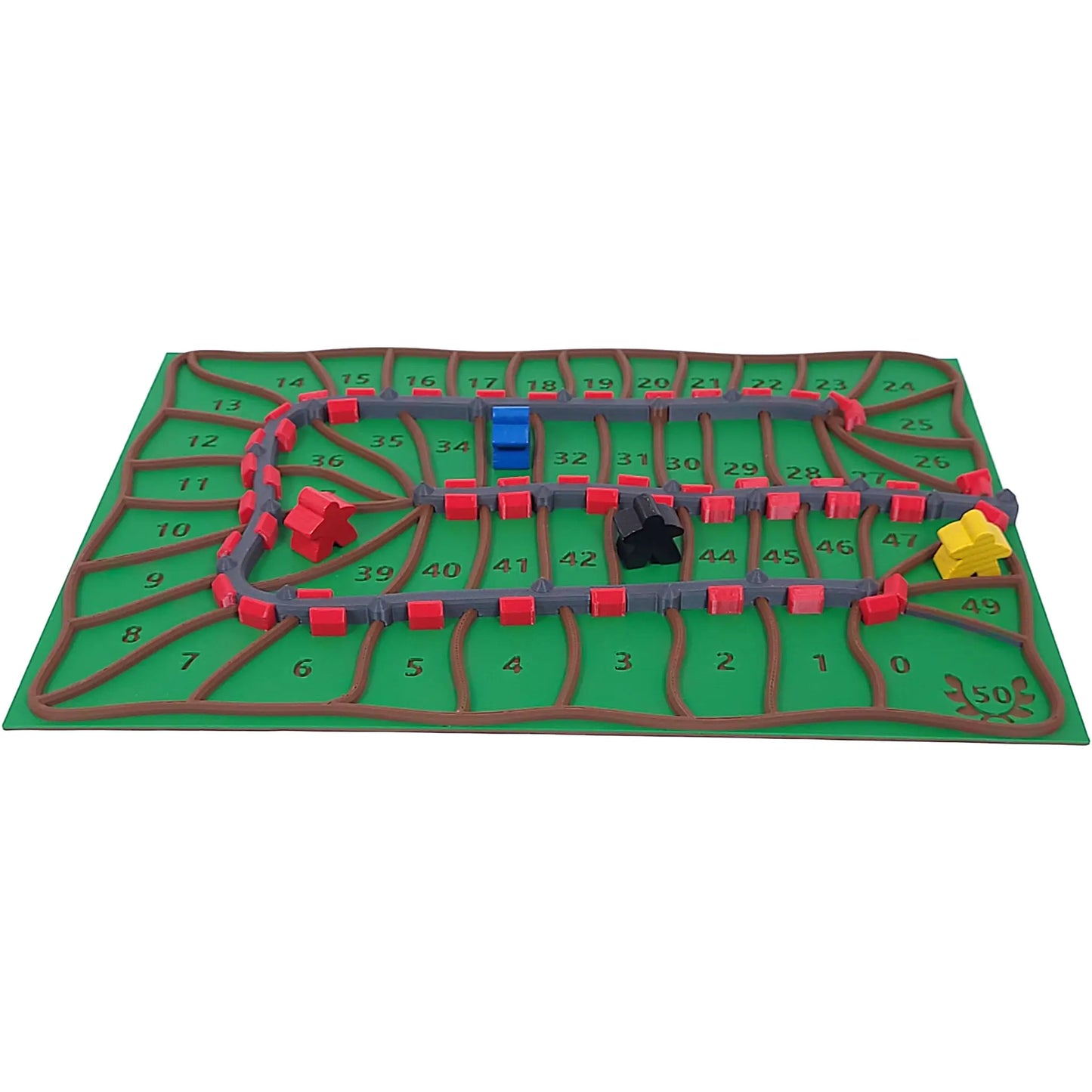 3D-gedruckte Punktetafel für Carcassonne – Ersatz für die Papp-Wertungstafel
