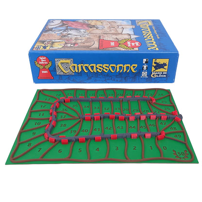 3D-gedruckte Punktetafel für Carcassonne – Ersatz für die Papp-Wertungstafel