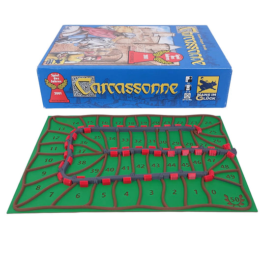 3D-gedruckte Punktetafel für Carcassonne – Ersatz für die Papp-Wertungstafel