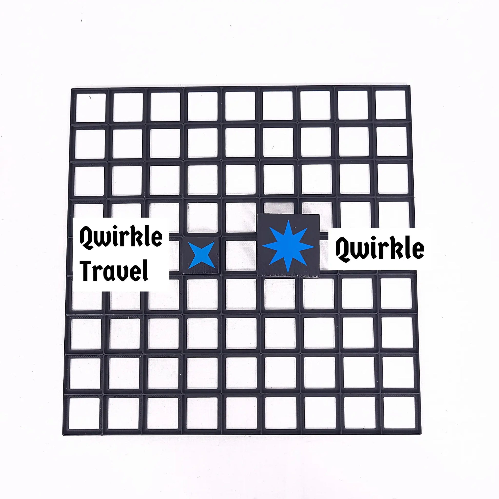Spielgitter passend für Qwirkle Travel – praktisches Zubehör für geordnete Plättchen