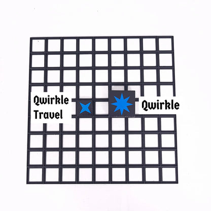 Spielgitter passend für Qwirkle Travel – praktisches Zubehör für geordnete Plättchen