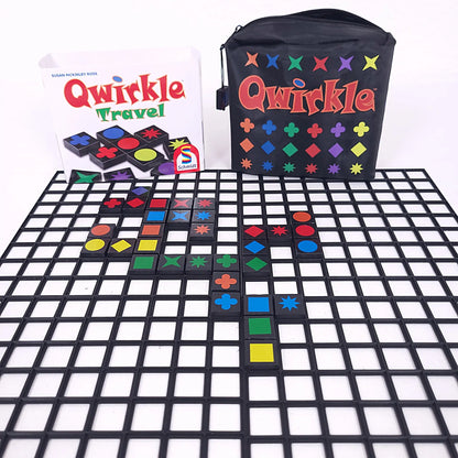 Spielgitter passend für Qwirkle Travel – praktisches Zubehör für geordnete Plättchen