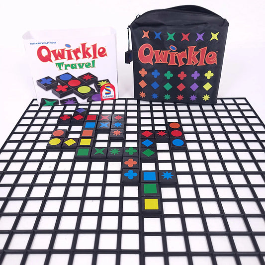 Spielgitter passend für Qwirkle Travel – praktisches Zubehör für geordnete Plättchen