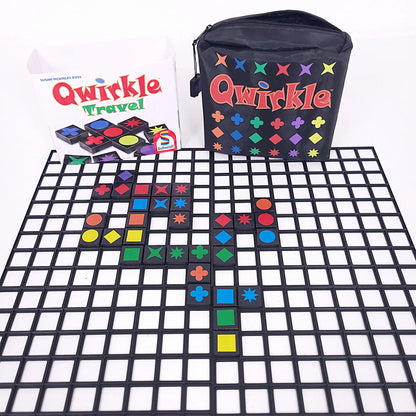 Spielgitter passend für Qwirkle Travel – praktisches Zubehör für geordnete Plättchen