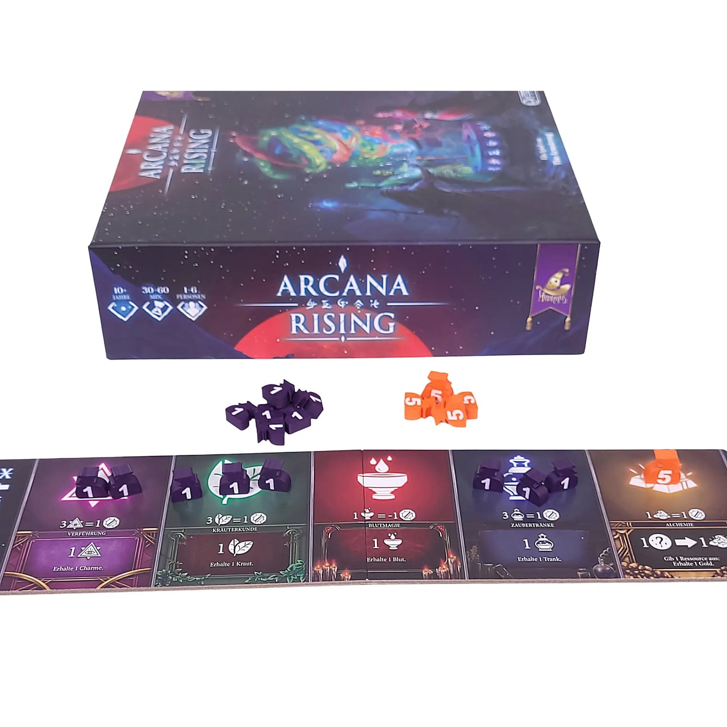 Ressourcentoken passend für Arcana Rising aus 3D Druck – langlebiges Upgrade für dein Spiel