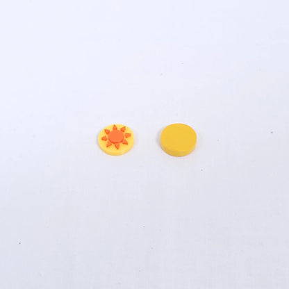 Zubehör-Set Andor Junior: Sonnentoken und Fackeln als Ersatzmarker
