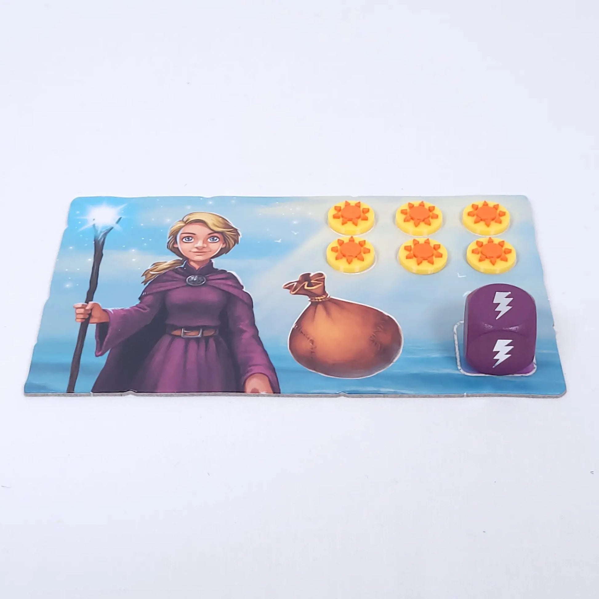 Zubehör-Set Andor Junior: Sonnentoken und Fackeln als Ersatzmarker