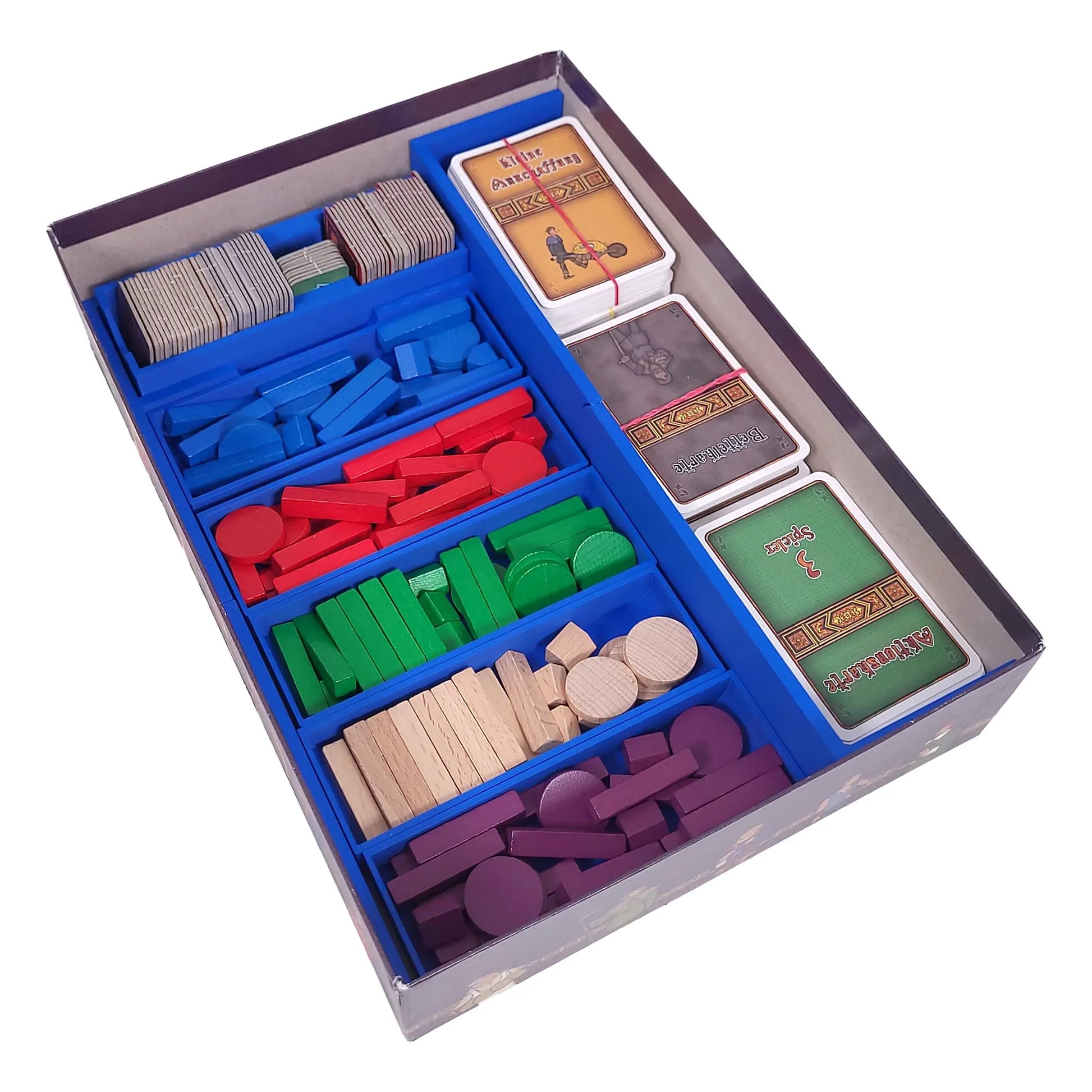 Einsatz für Agricola Originalbox –  Aufbewahrung für Karten, Tokens und Zubehör