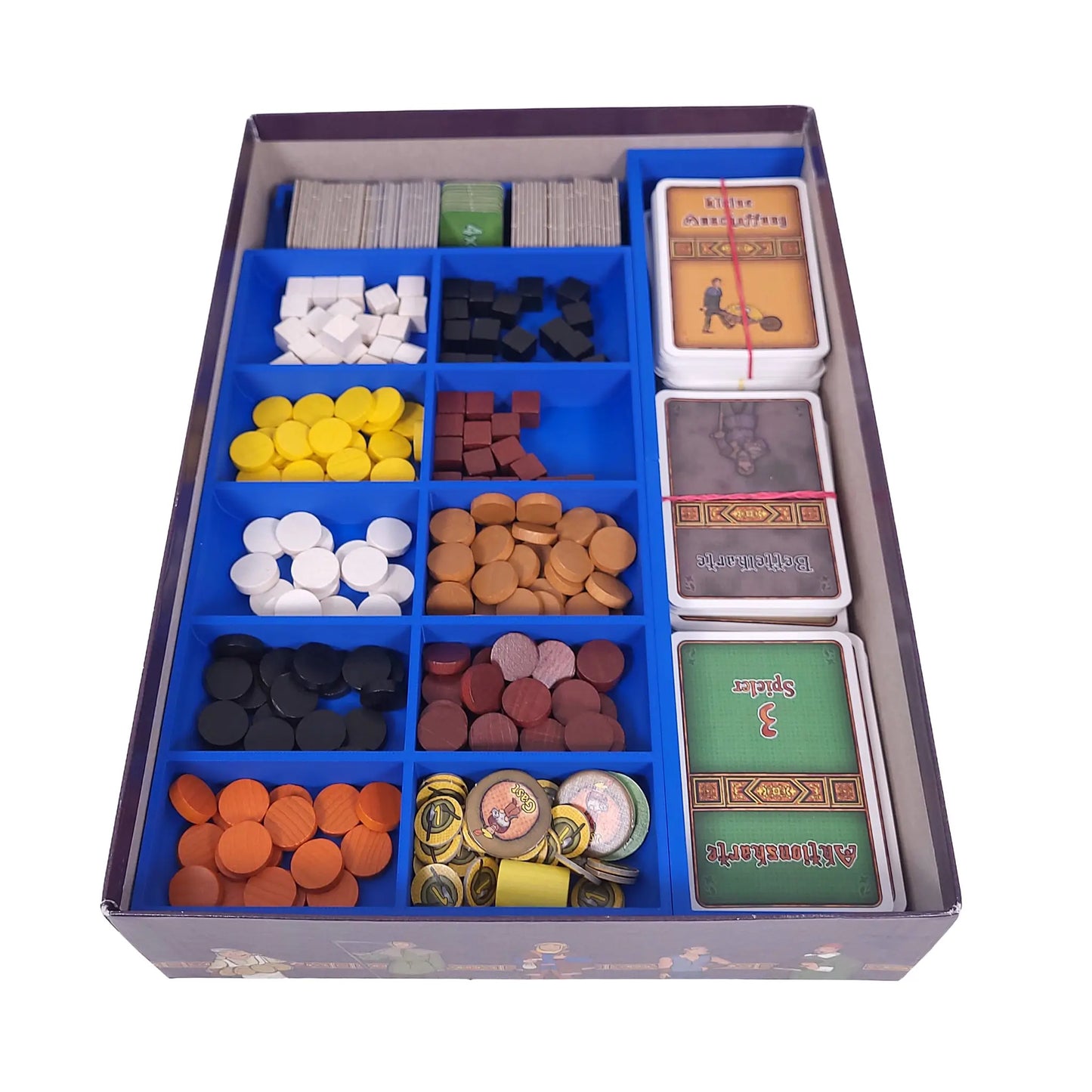 Einsatz für Agricola Originalbox –  Aufbewahrung für Karten, Tokens und Zubehör