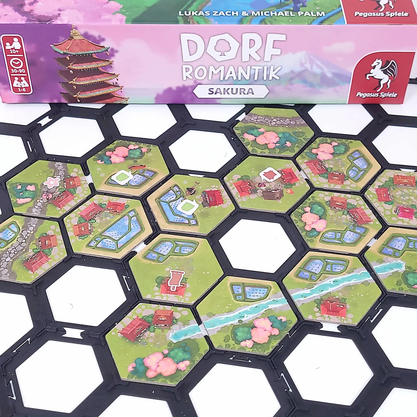 Spielgitter aus PLA, passgenau für Dorfromantik Brettspiel, 3D-gedruckt