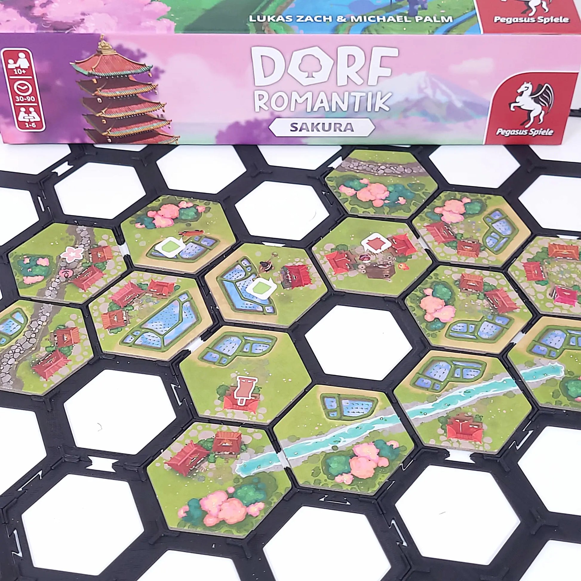 Spielgitter aus PLA, passgenau für Dorfromantik Brettspiel, 3D-gedruckt