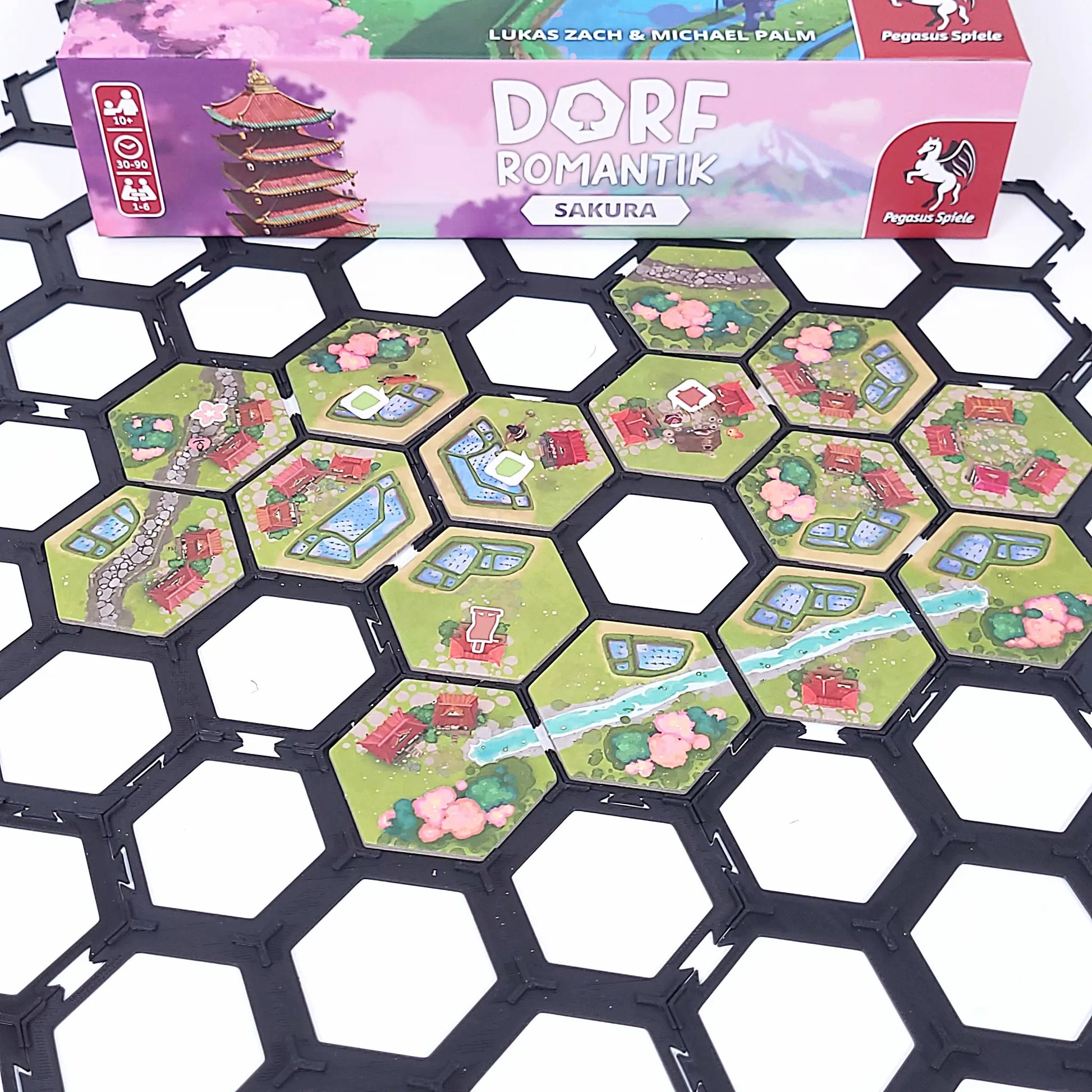 Spielgitter aus PLA, passgenau für Dorfromantik Brettspiel, 3D-gedruckt
