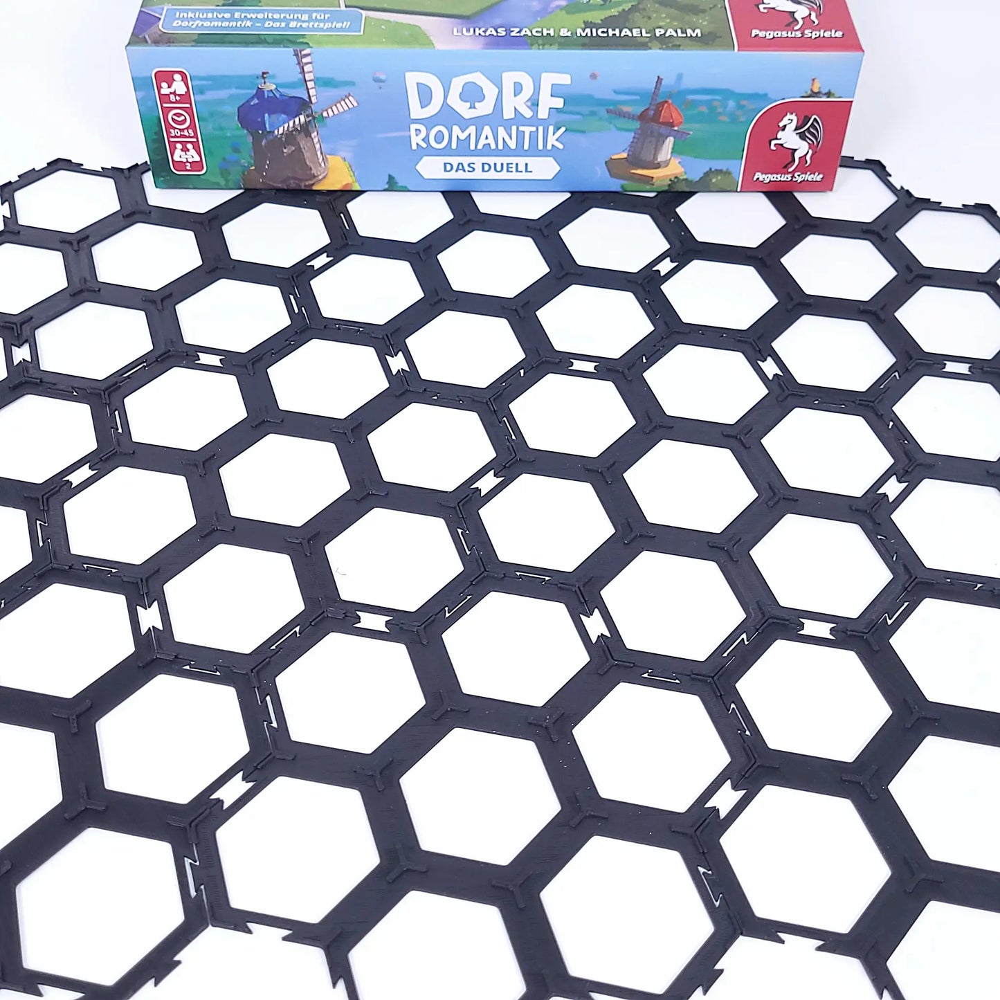 Spielgitter aus PLA, passgenau für Dorfromantik Brettspiel, 3D-gedruckt