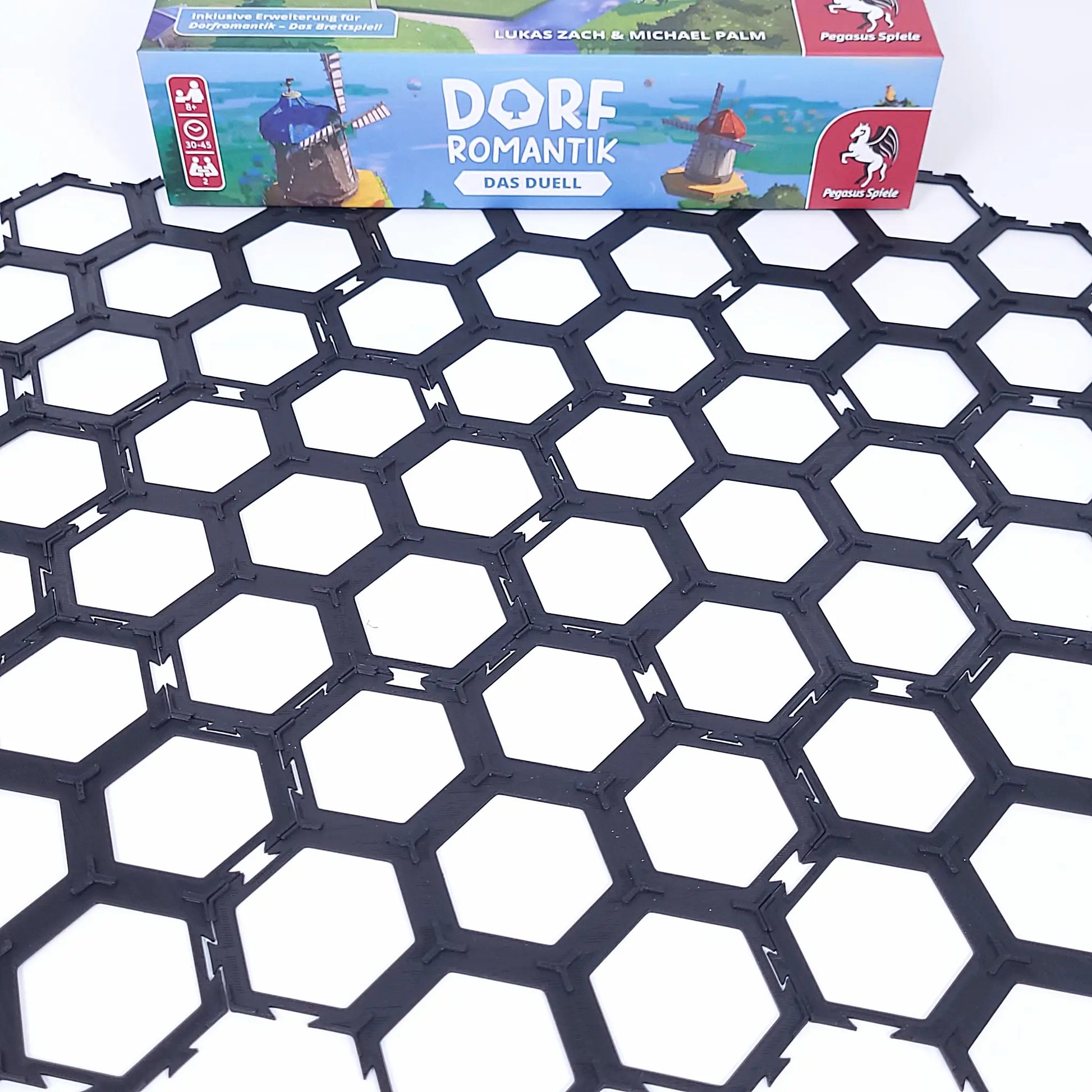 Spielgitter aus PLA, passgenau für Dorfromantik Brettspiel, 3D-gedruckt