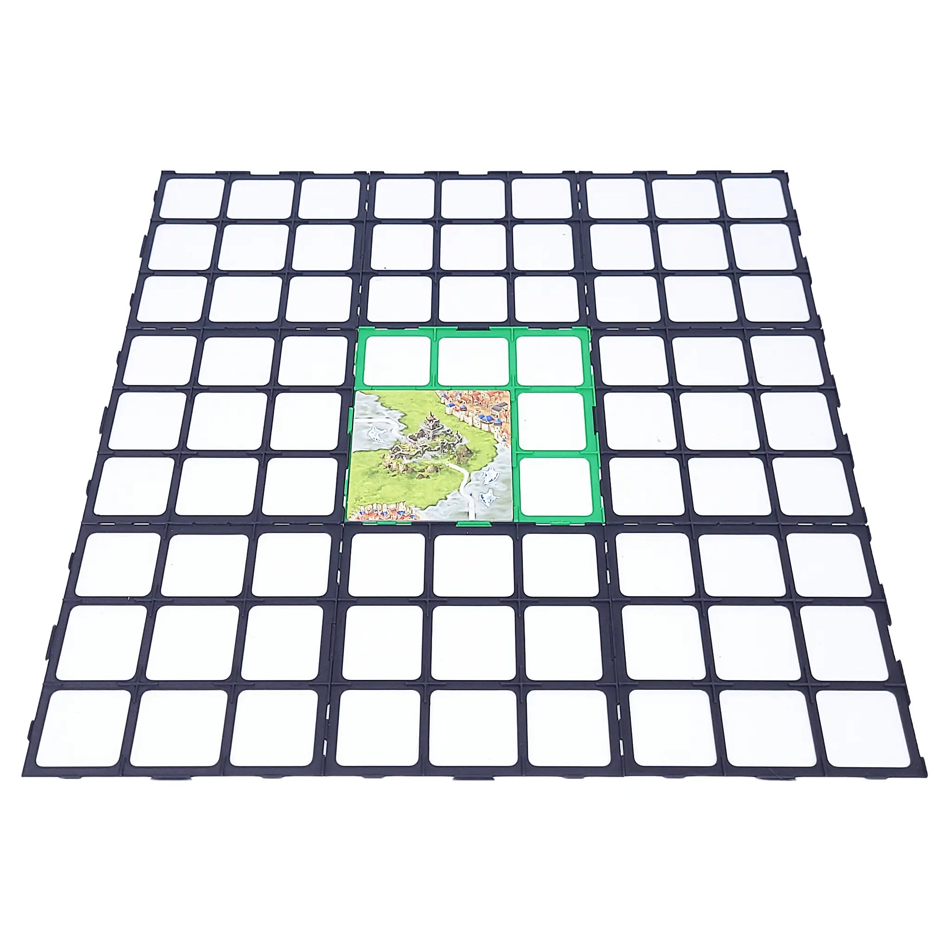Startgitter für das Brettspiel Nebel über Carcassonne
