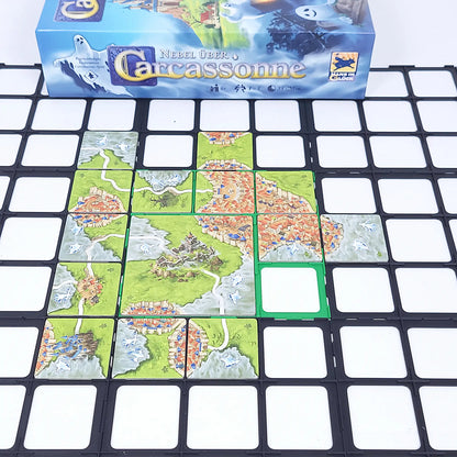 Startgitter für das Brettspiel Nebel über Carcassonne