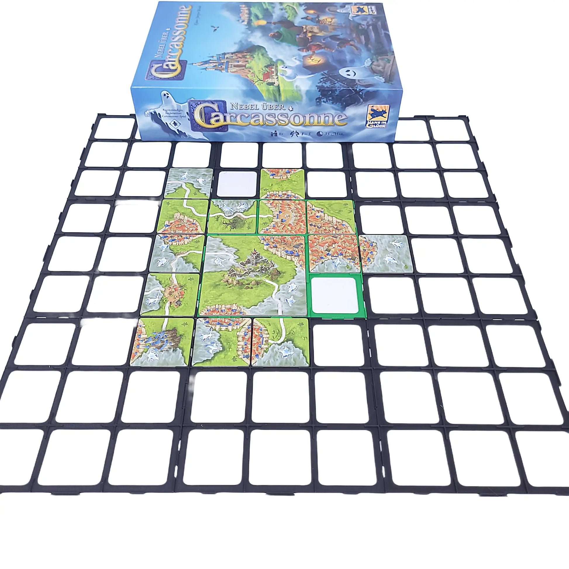 Startgitter für das Brettspiel Nebel über Carcassonne