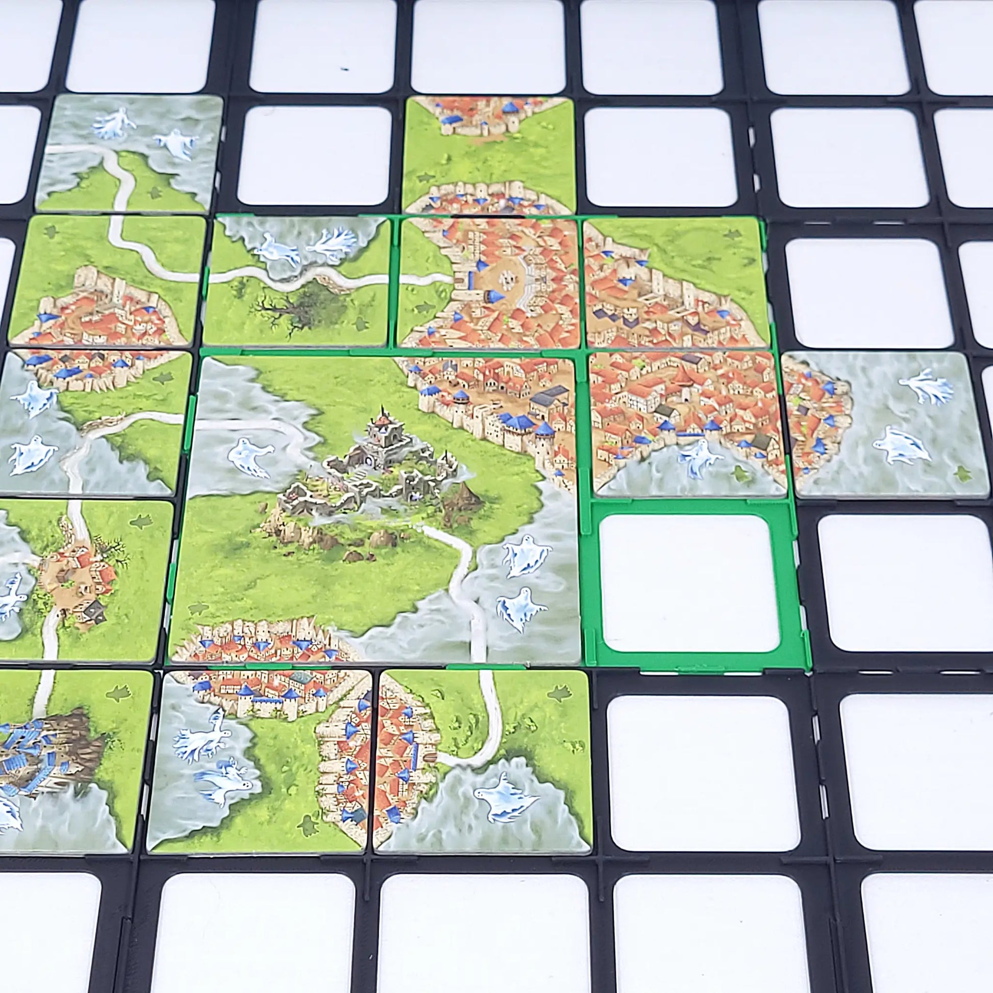 Startgitter für das Brettspiel Nebel über Carcassonne